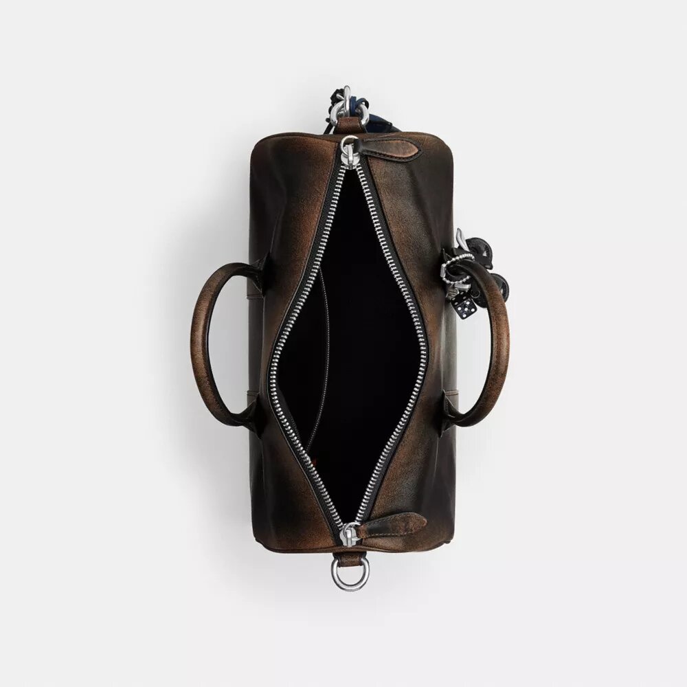 Sac Compass 35 en cuir vieilli avec Charms