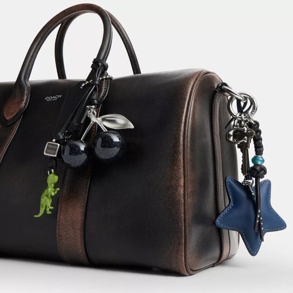 Sac Compass 35 en cuir vieilli avec Charms