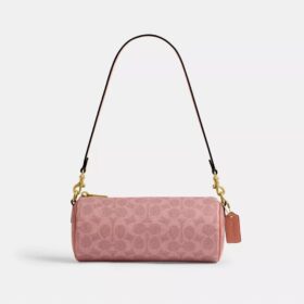 Sac cylindrique en Signature Canvas