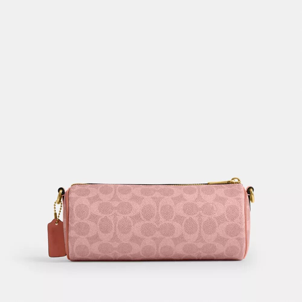 Sac cylindrique en Signature Canvas