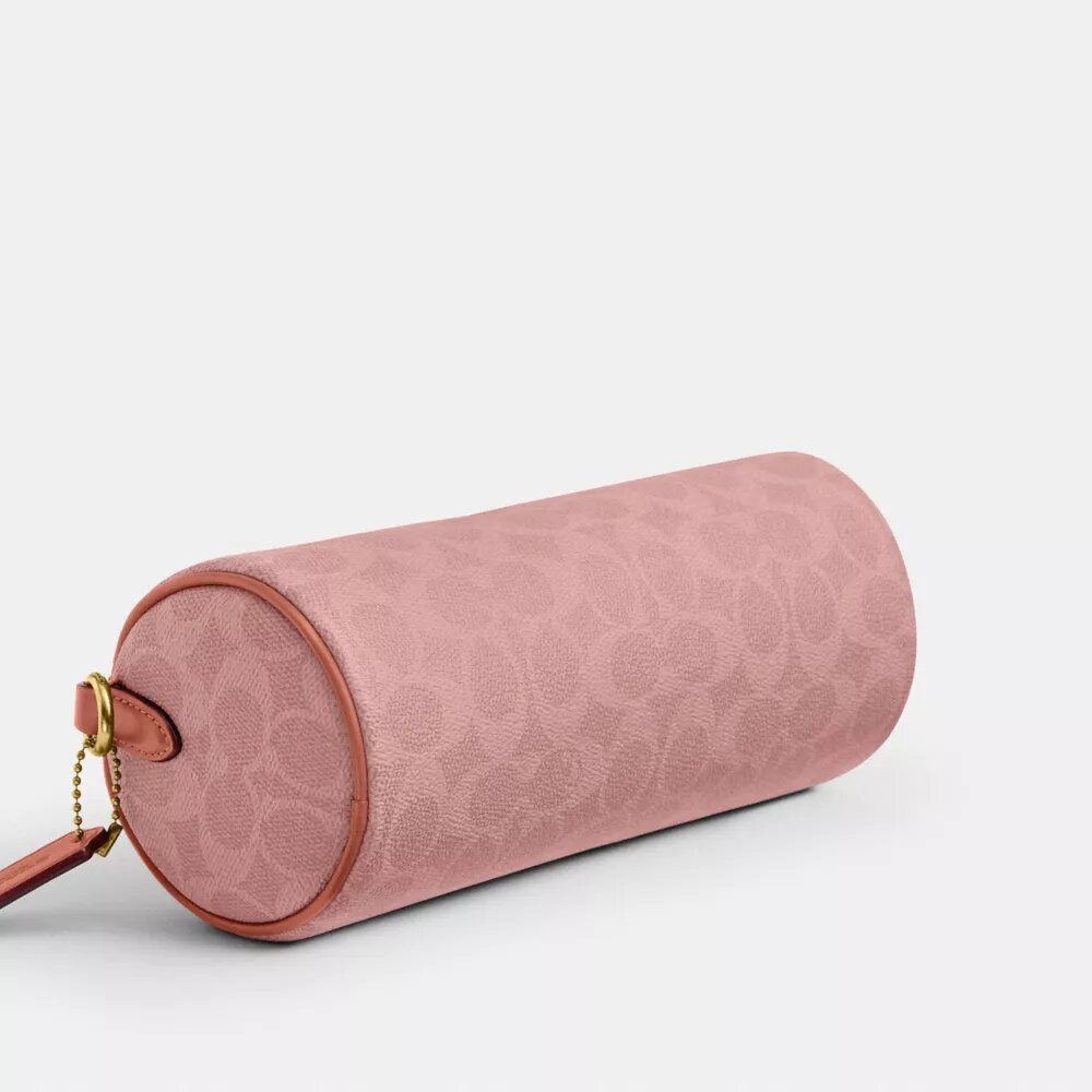 Sac cylindrique en Signature Canvas