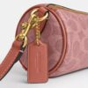 Sac cylindrique en Signature Canvas