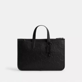 Sac de travail Isaac en cuir Signature Maxi