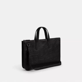 Sac de travail Isaac en cuir Signature Maxi