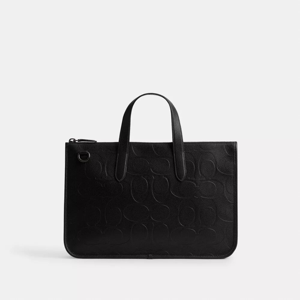 Sac de travail Isaac en cuir Signature Maxi