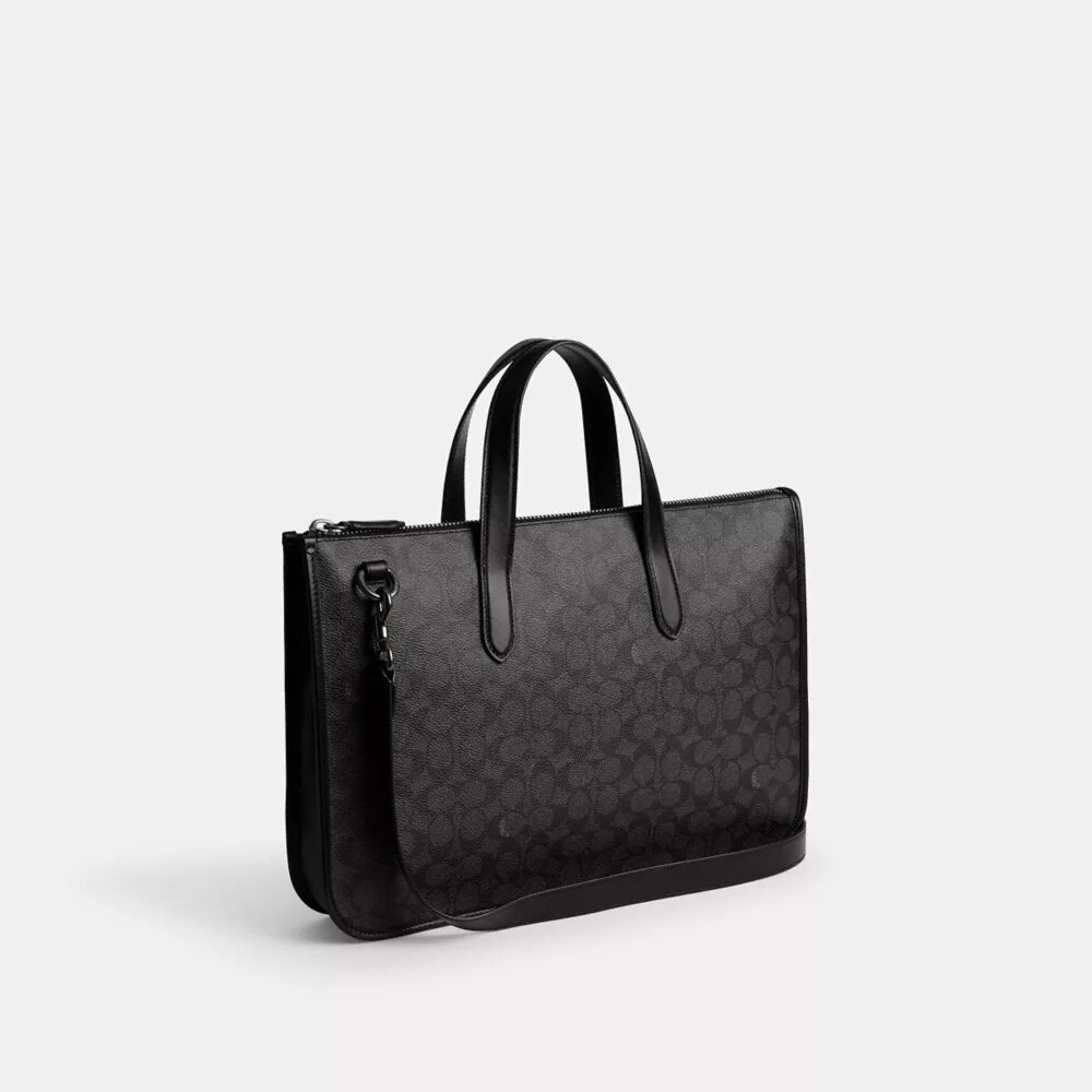 Sac de travail Isaac en Signature Canvas