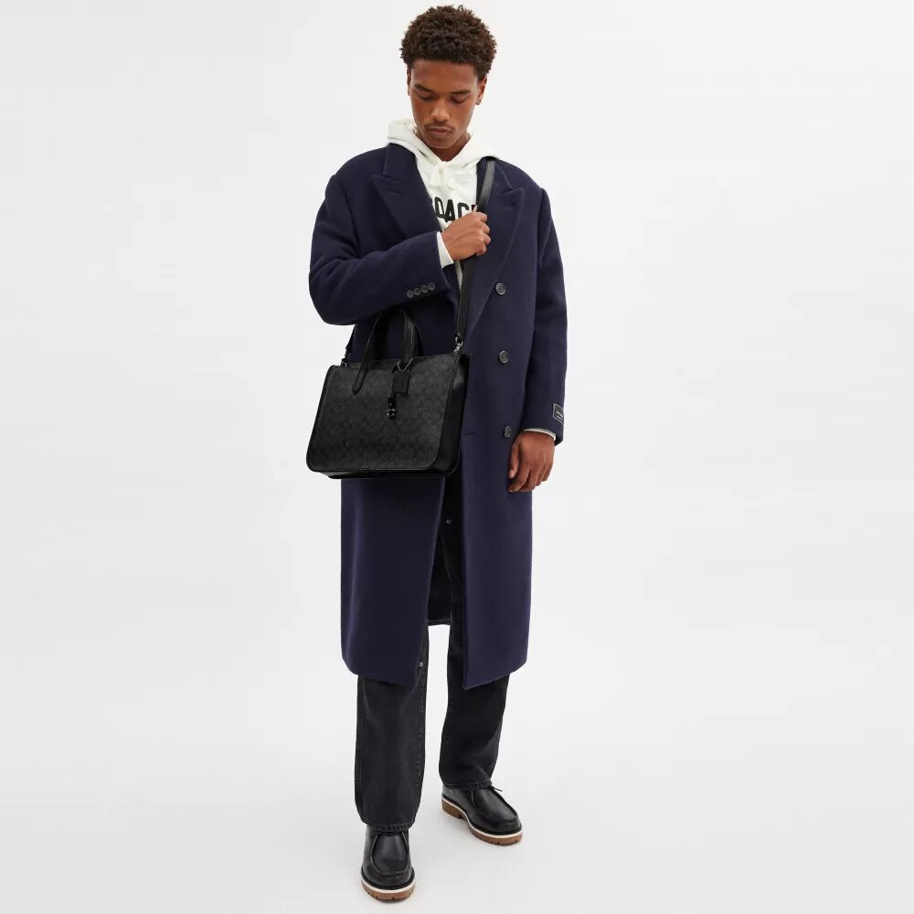 Sac de travail Isaac en Signature Canvas