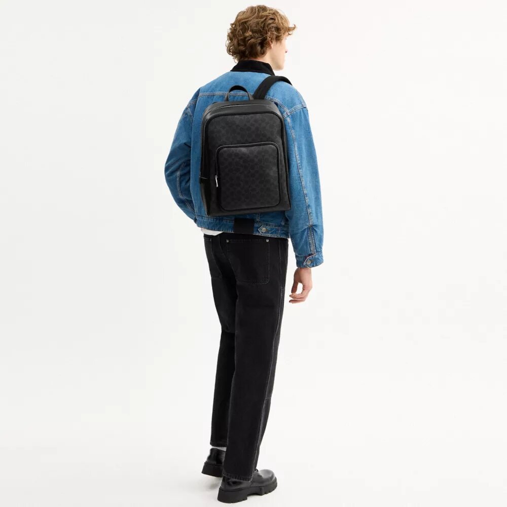 Sac à dos Aiden en Signature Canvas