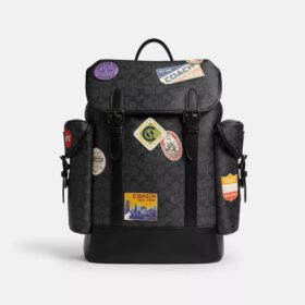 Sac à dos Hitch en Signature Canvas avec empiècements