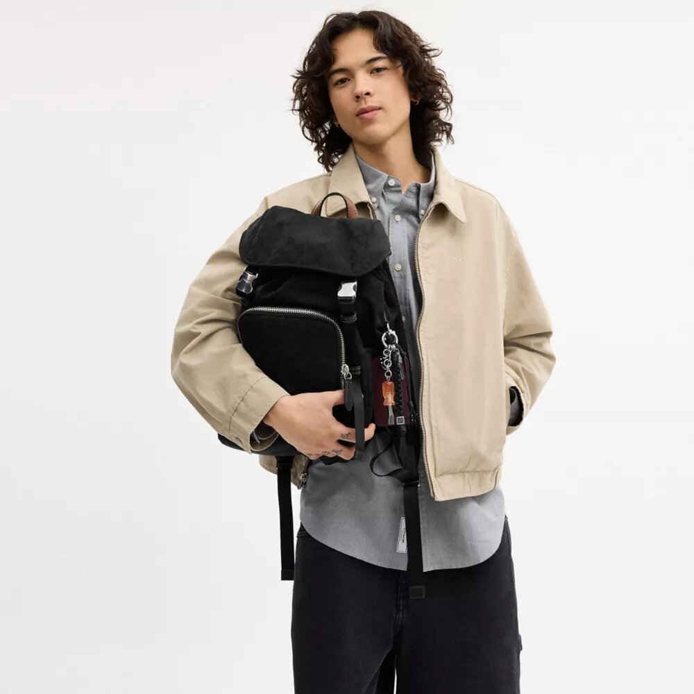 Sac à dos Logan en Nylon emblématique avec Charms