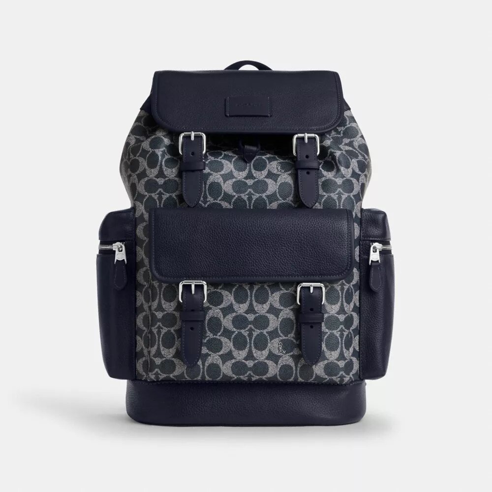 Sac à dos Sprint en Signature Canvas à blocs de couleur