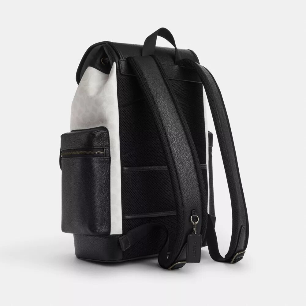 Sac à dos Sprint en Signature Canvas à blocs de couleur