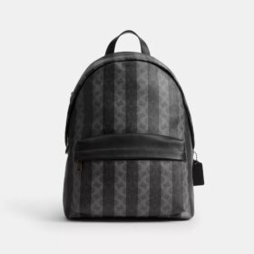 Sac à dos Taylor en Signature Canvas à rayures