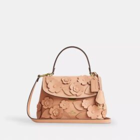 Sac Emory à poignées supérieures avec application florale