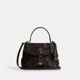 Sac Emory à poignées supérieures avec application florale
