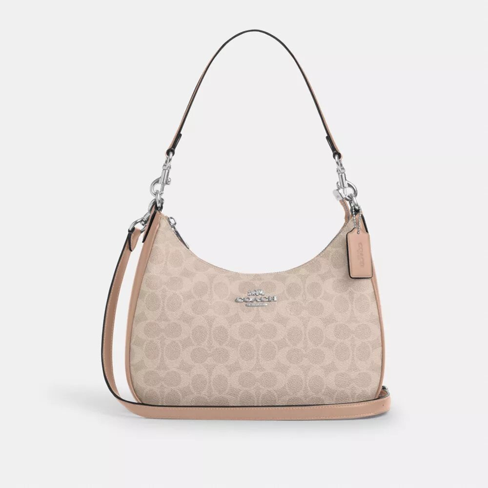 Sac hobo Teri en Signature Canvas