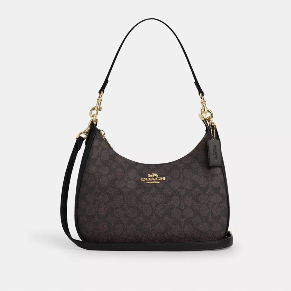 Sac hobo Teri en Signature Canvas