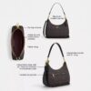 Sac hobo Teri en Signature Canvas