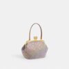 Sac Kisslock Frame 16 en jacquard Signature Crystal