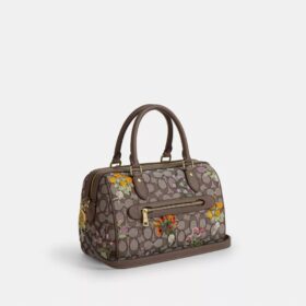 Sac à main Rowan en jacquard emblématique avec broderie florale