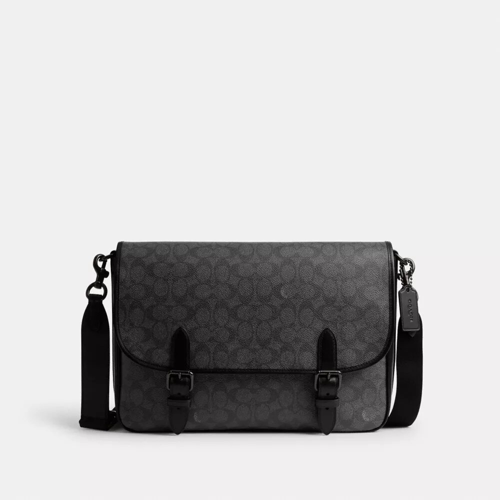 Sac messager Hitch en Signature Canvas