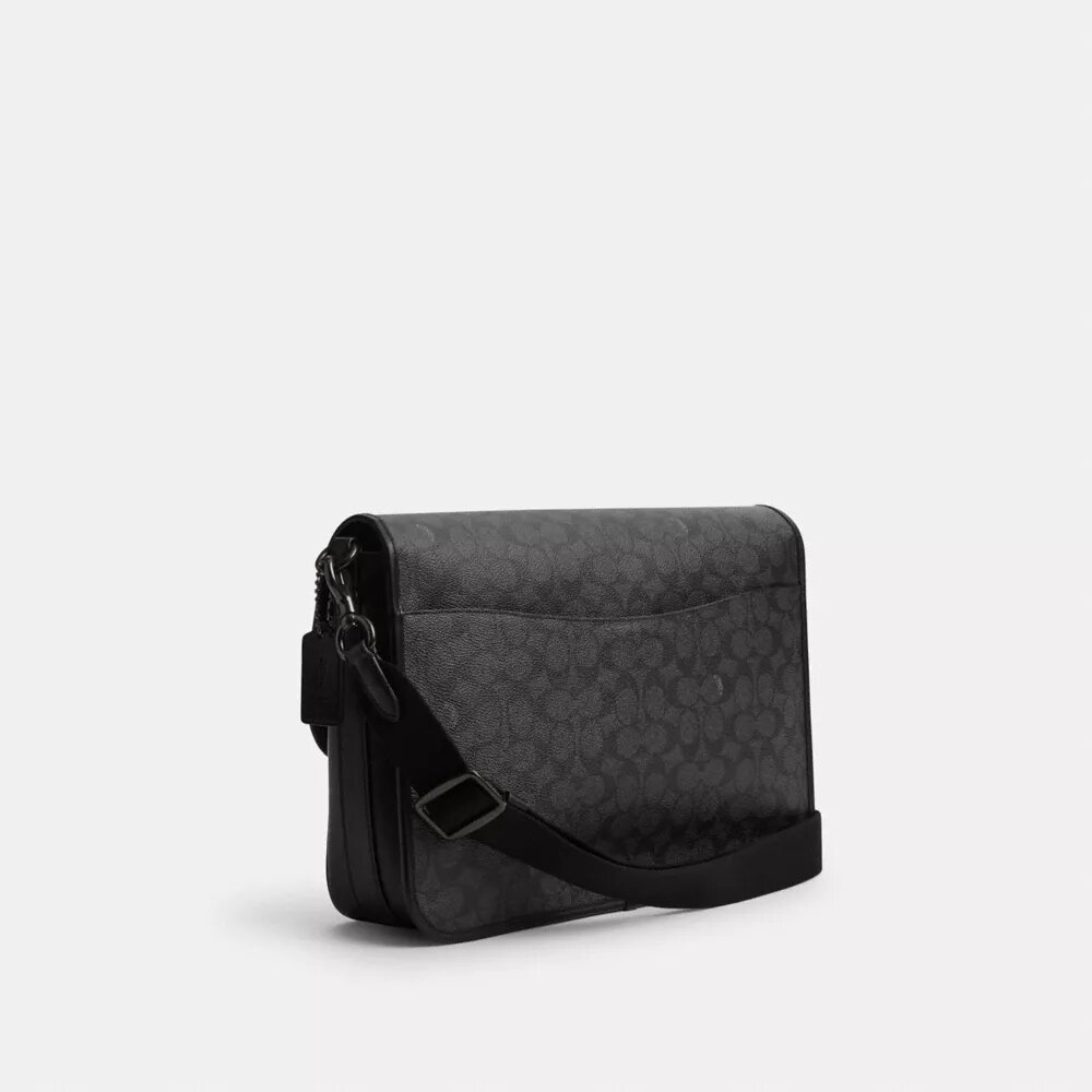 Sac messager Hitch en Signature Canvas