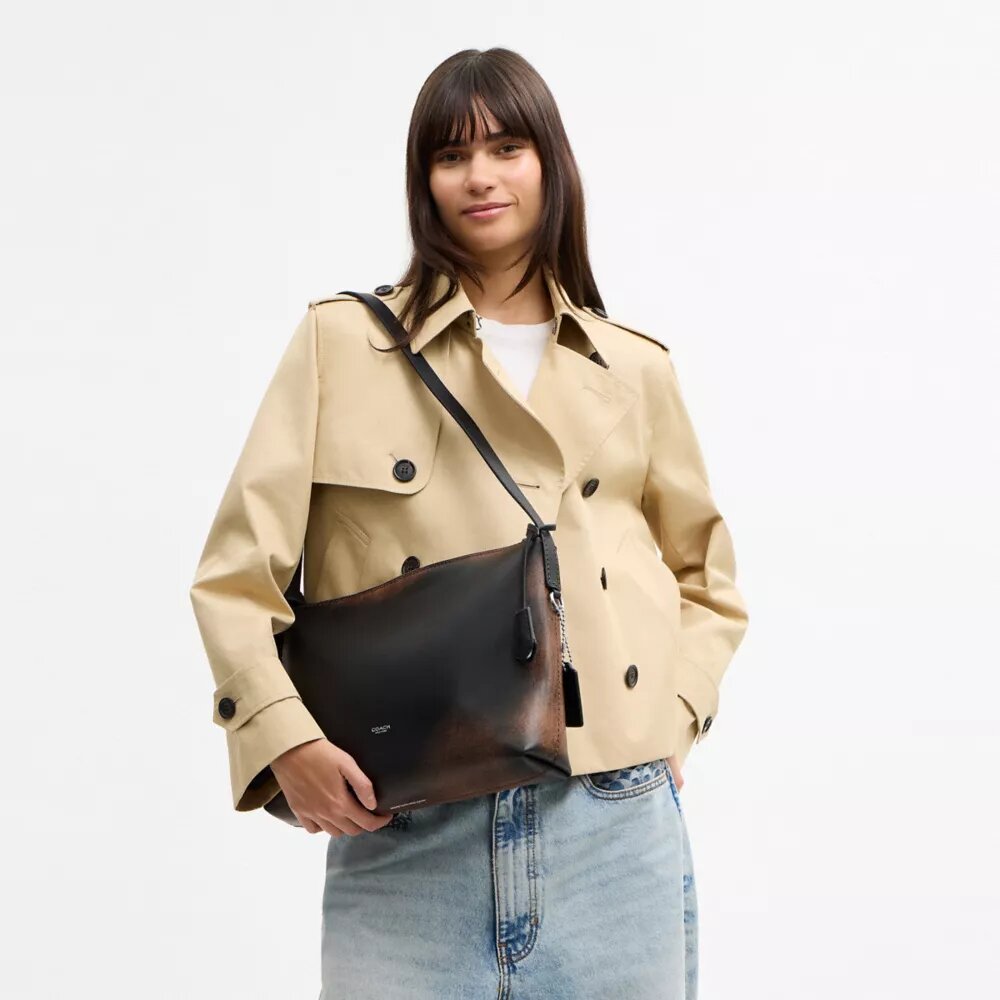 Sac messager Mott 33 en cuir patiné