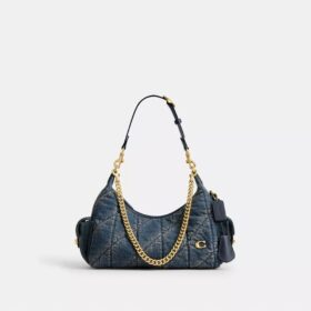 Sac Pocket Juliet 30 en denim de coton régénératif avec matelassage