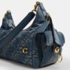 Sac Pocket Juliet 30 en denim de coton régénératif avec matelassage
