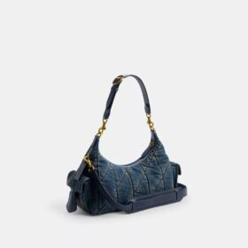 Sac Pocket Juliet 30 en denim de coton régénératif avec matelassage