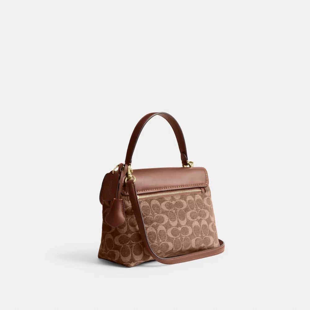 Sac à poignées Emory en chenille Signature