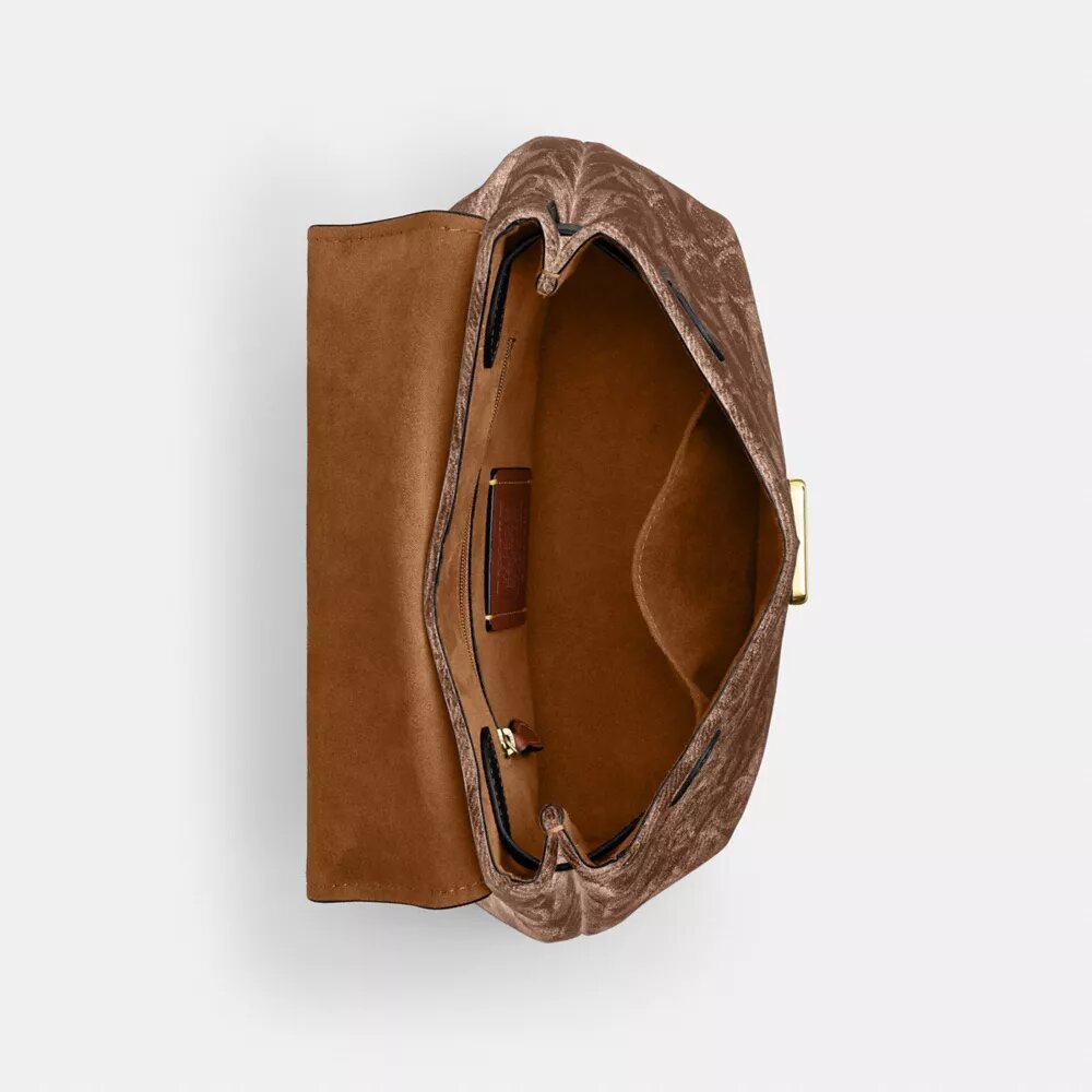 Sac à poignées Emory en chenille Signature