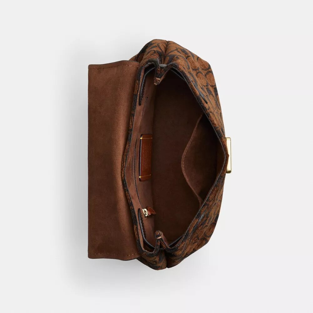 Sac à poignées Emory en chenille Signature