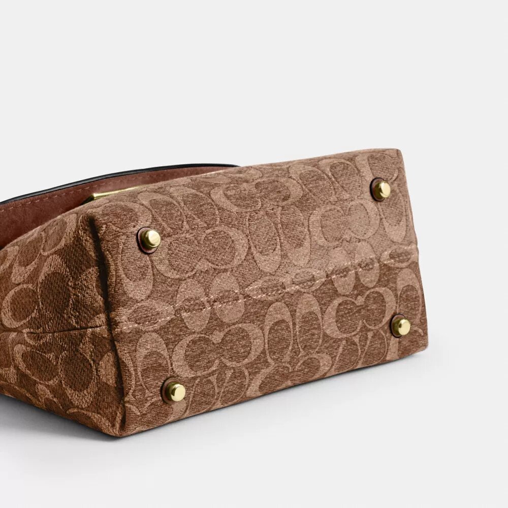 Sac à poignées Emory en chenille Signature