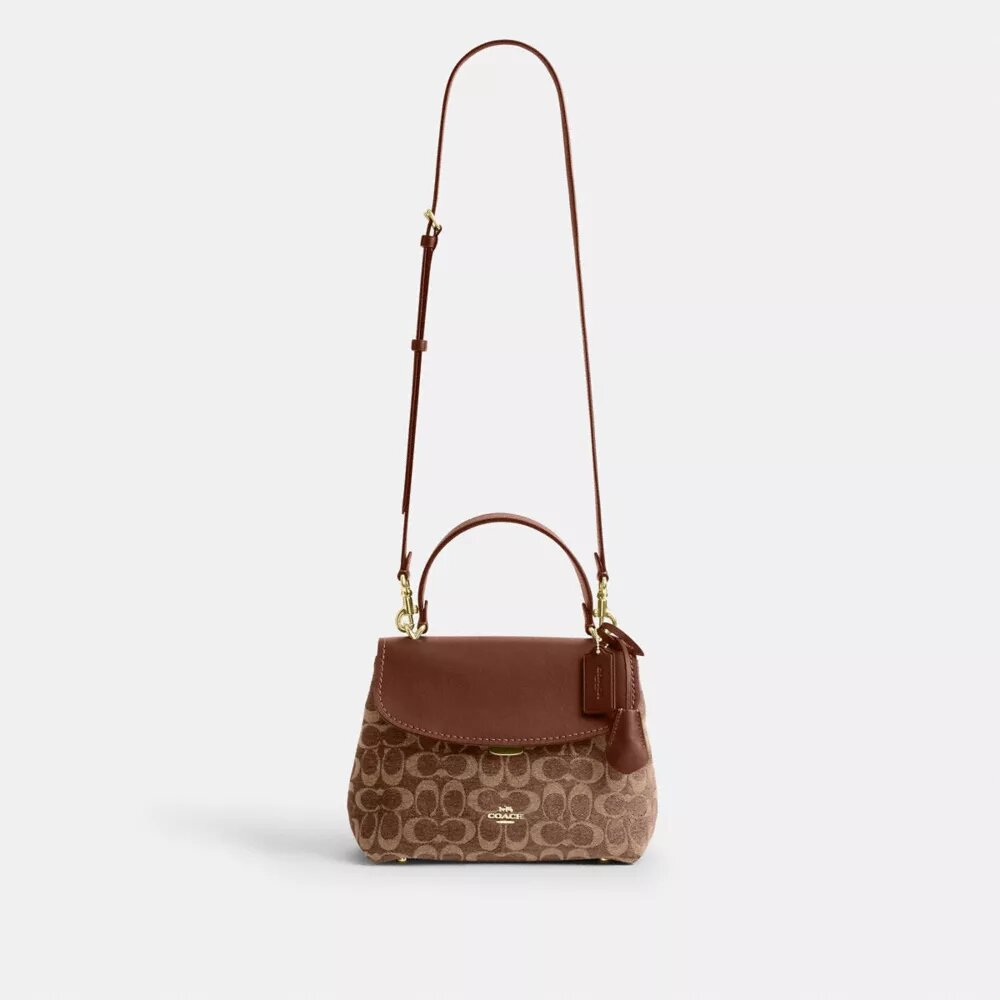 Sac à poignées Emory en chenille Signature