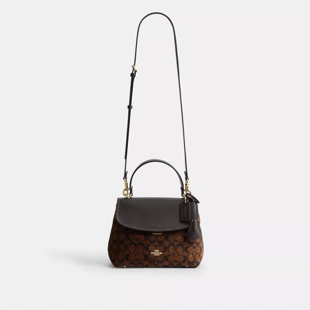 Sac à poignées Emory en chenille Signature