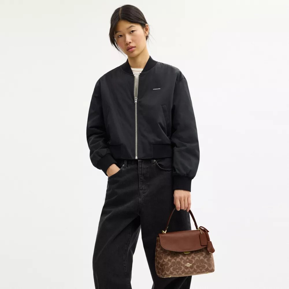 Sac à poignées Emory en chenille Signature