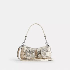 Sac porté épaule Ashton avec imprimé journal