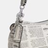 Sac porté épaule Ashton avec imprimé journal