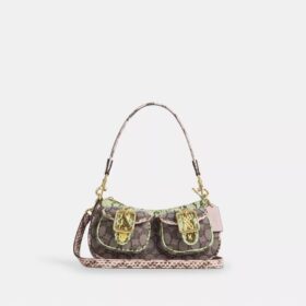 Sac porté épaule Ashton en jacquard emblématique