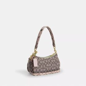 Sac porté épaule Ashton en jacquard emblématique