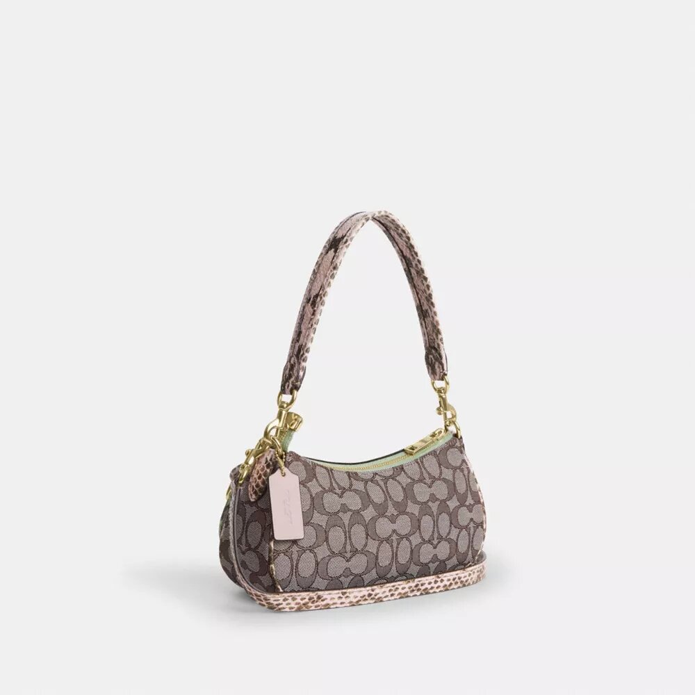 Sac porté épaule Ashton en jacquard emblématique