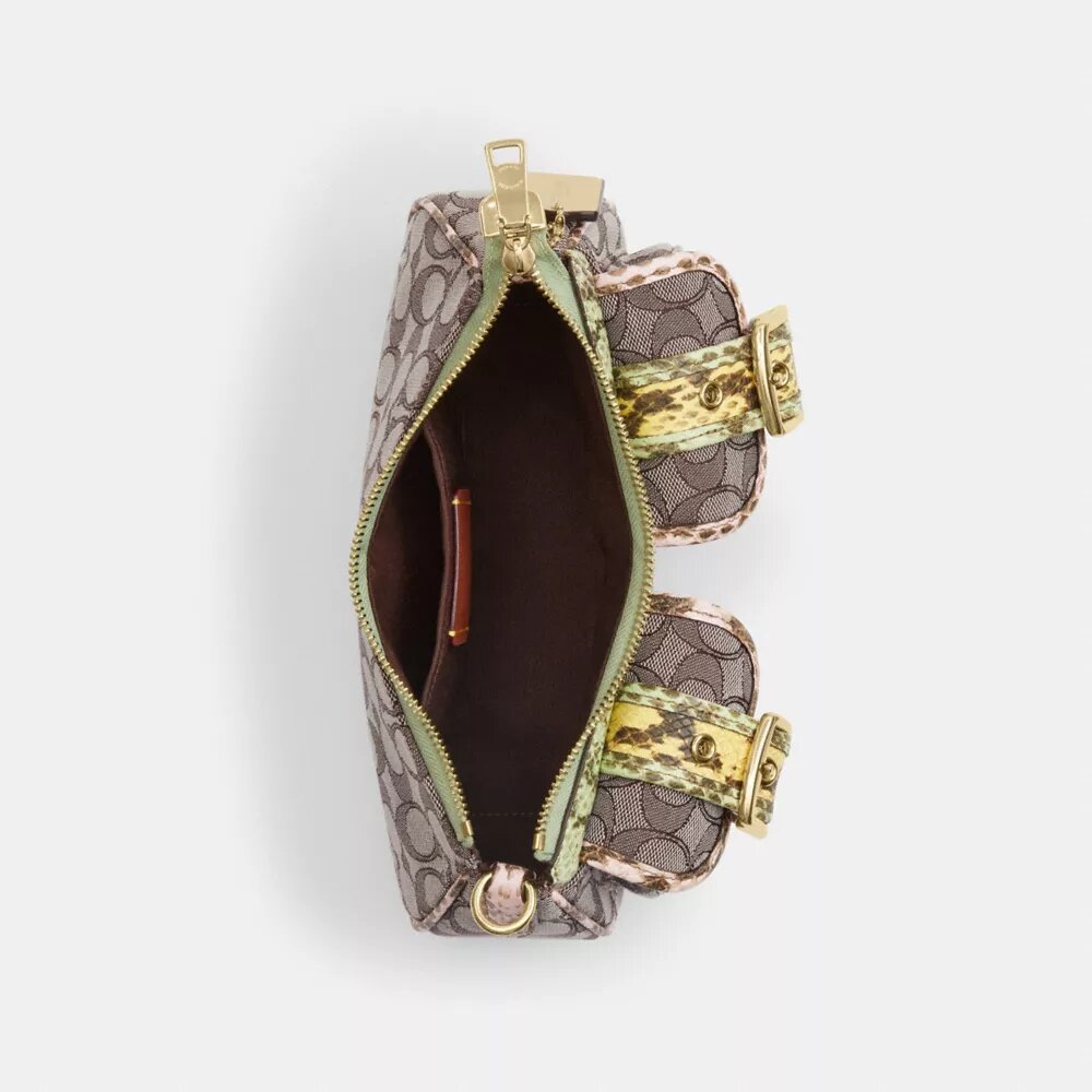 Sac porté épaule Ashton en jacquard emblématique