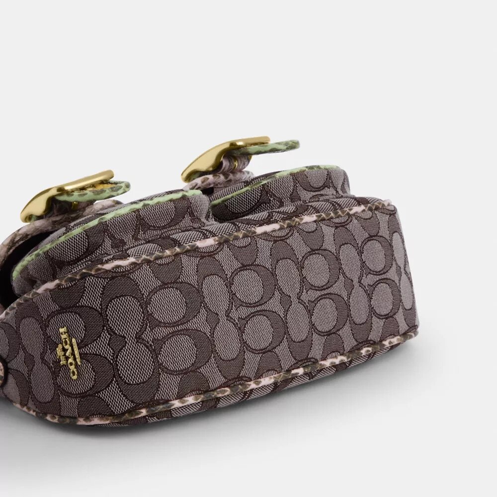 Sac porté épaule Ashton en jacquard emblématique