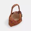 Sac porté épaule Brooklyn 28 avec perles en bois