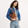 Sac porté épaule Brooklyn 28 avec perles en bois