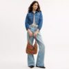 Sac porté épaule Brooklyn 28 avec perles en bois