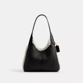 Sac porté épaule Brooklyn 28 en peau de mouton