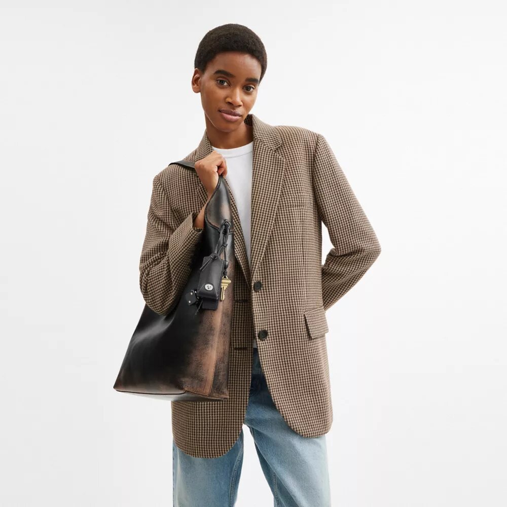 Sac porté épaule Brooklyn 39 en cuir « Loved »