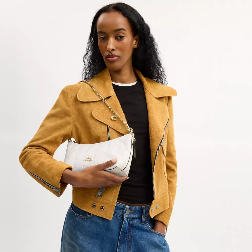 Sac porté épaule Caitlin matelassé avec Charms